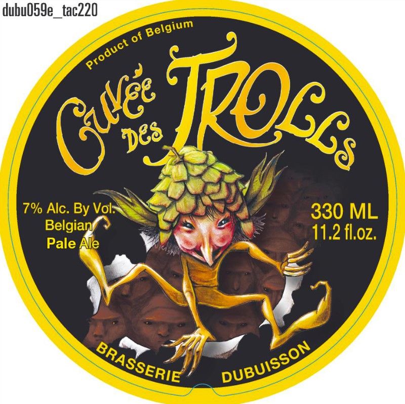 Cuvée des Trolls — full label as filed with TTB