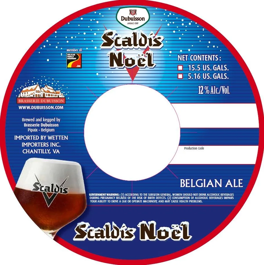 Scaldis Noël label
