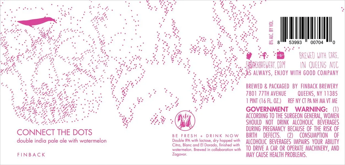 Connect the Dots label art — CONNECT THE DOTS
