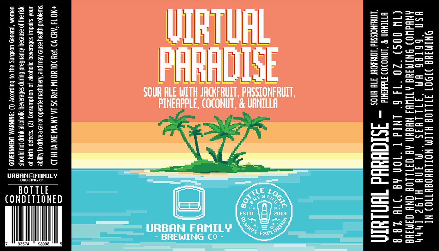 Virtual Paradise — full label as filed with TTB