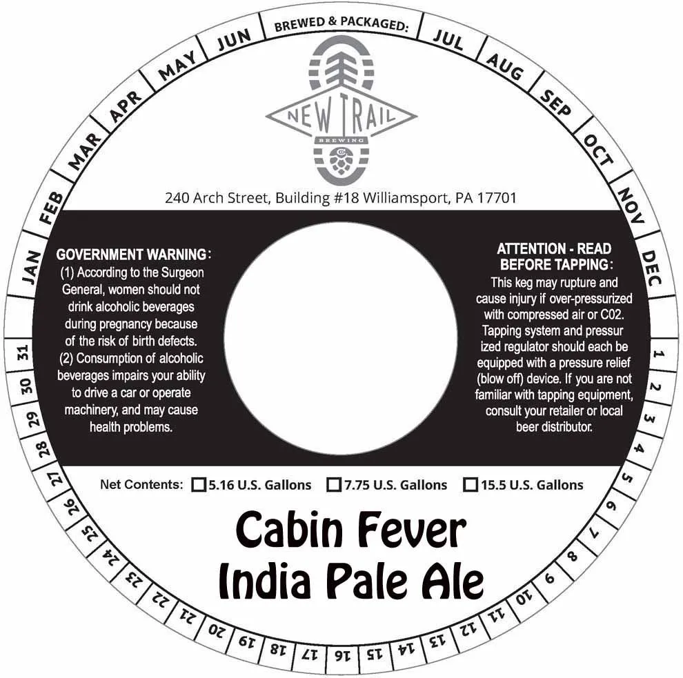 Cabin Fever India Pale Ale label