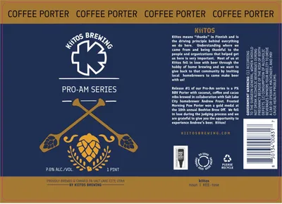 Coffee Porter label