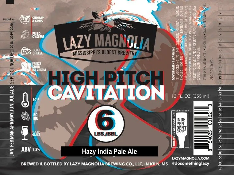 High Pitch Cavitation label