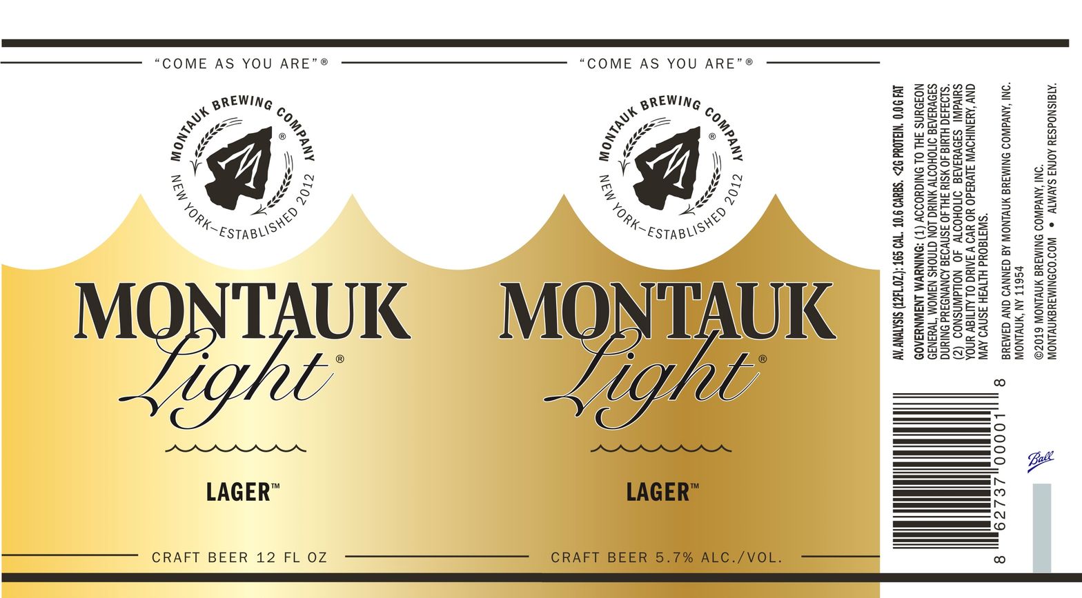 Montauk Light — full label as filed with TTB