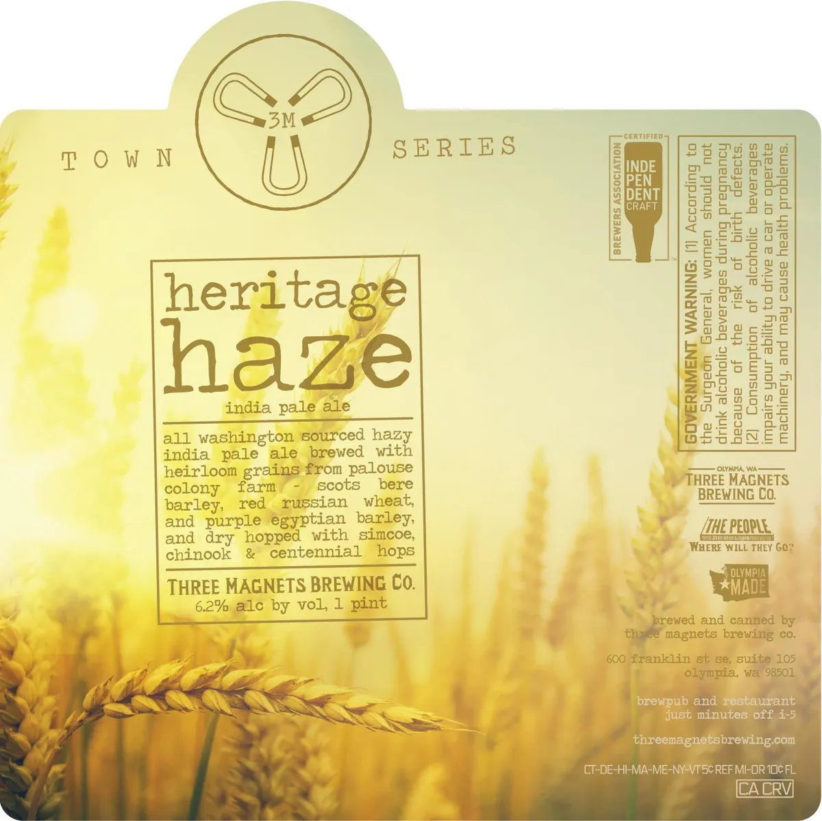 Heritage Haze label