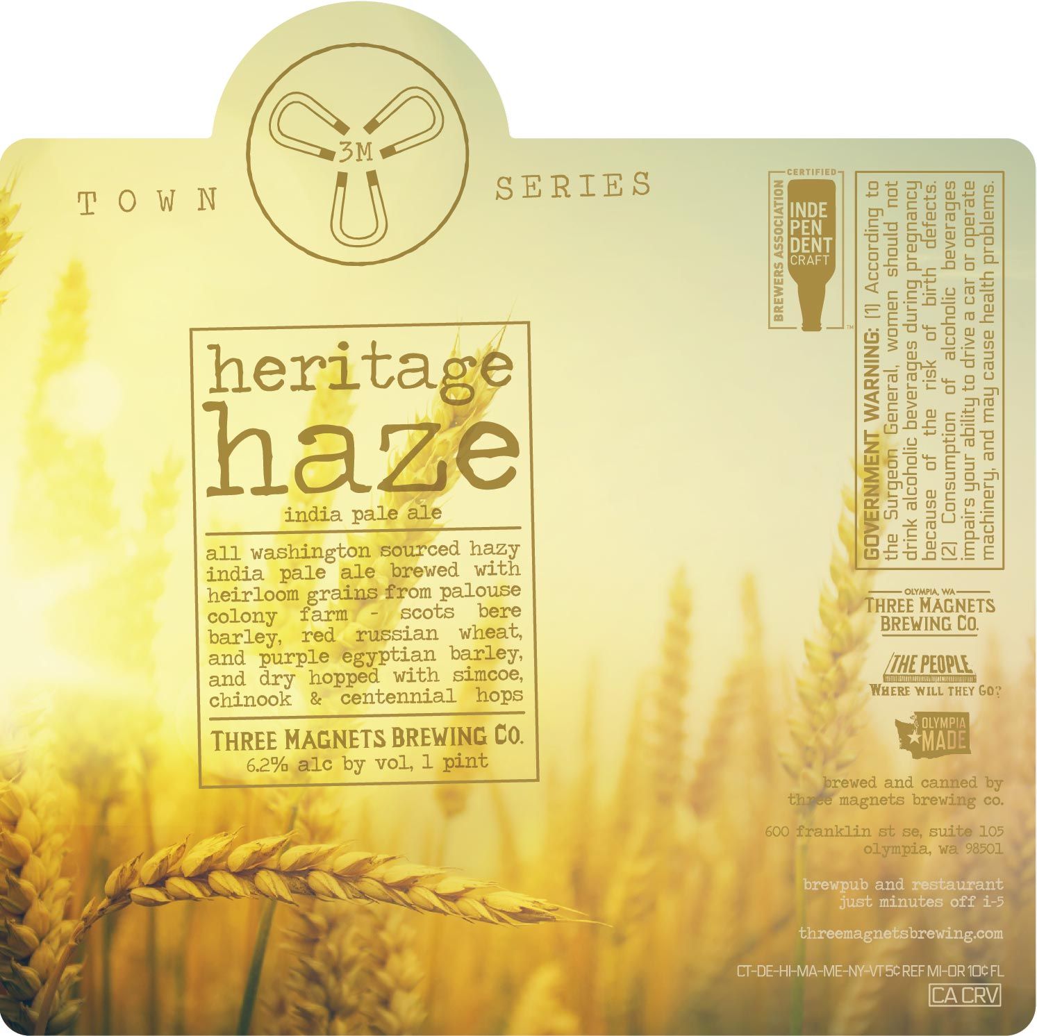Heritage Haze — full label as filed with TTB