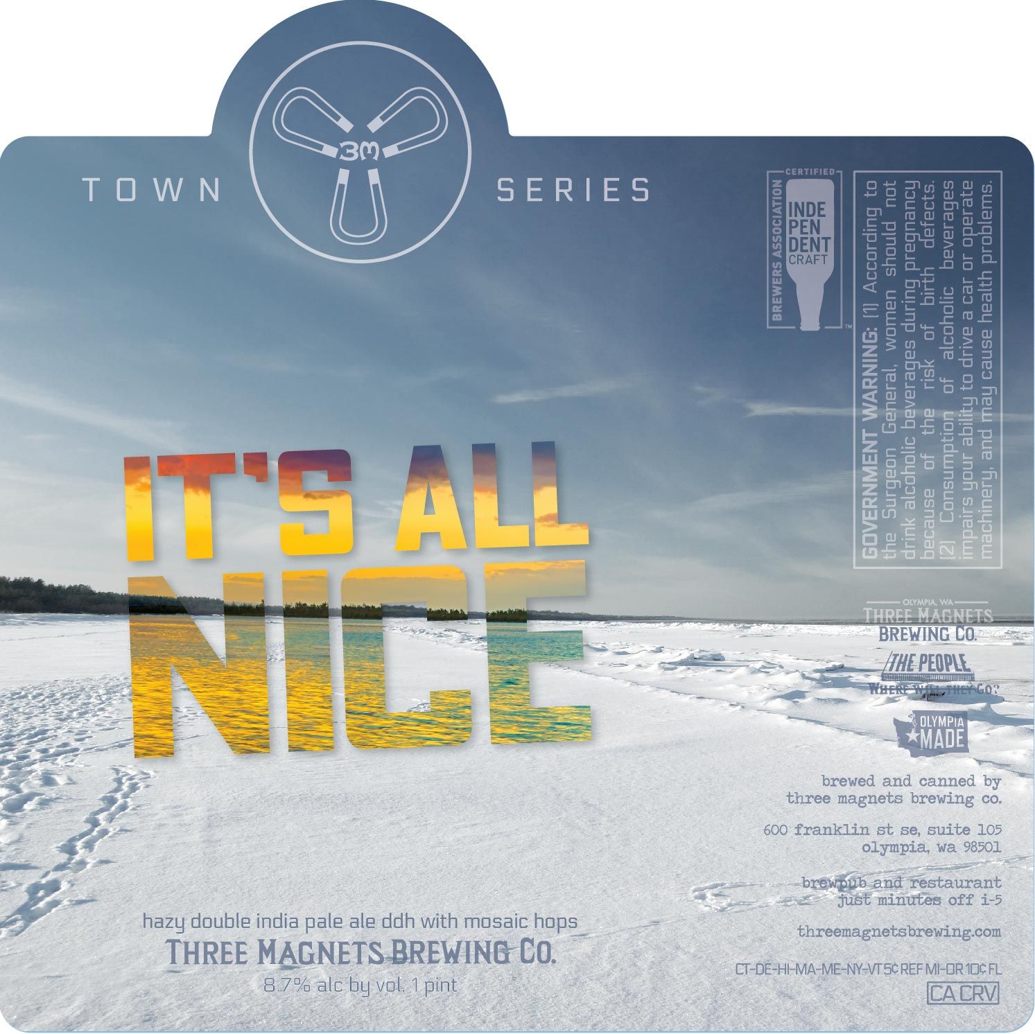 It's All Nice — full label as filed with TTB
