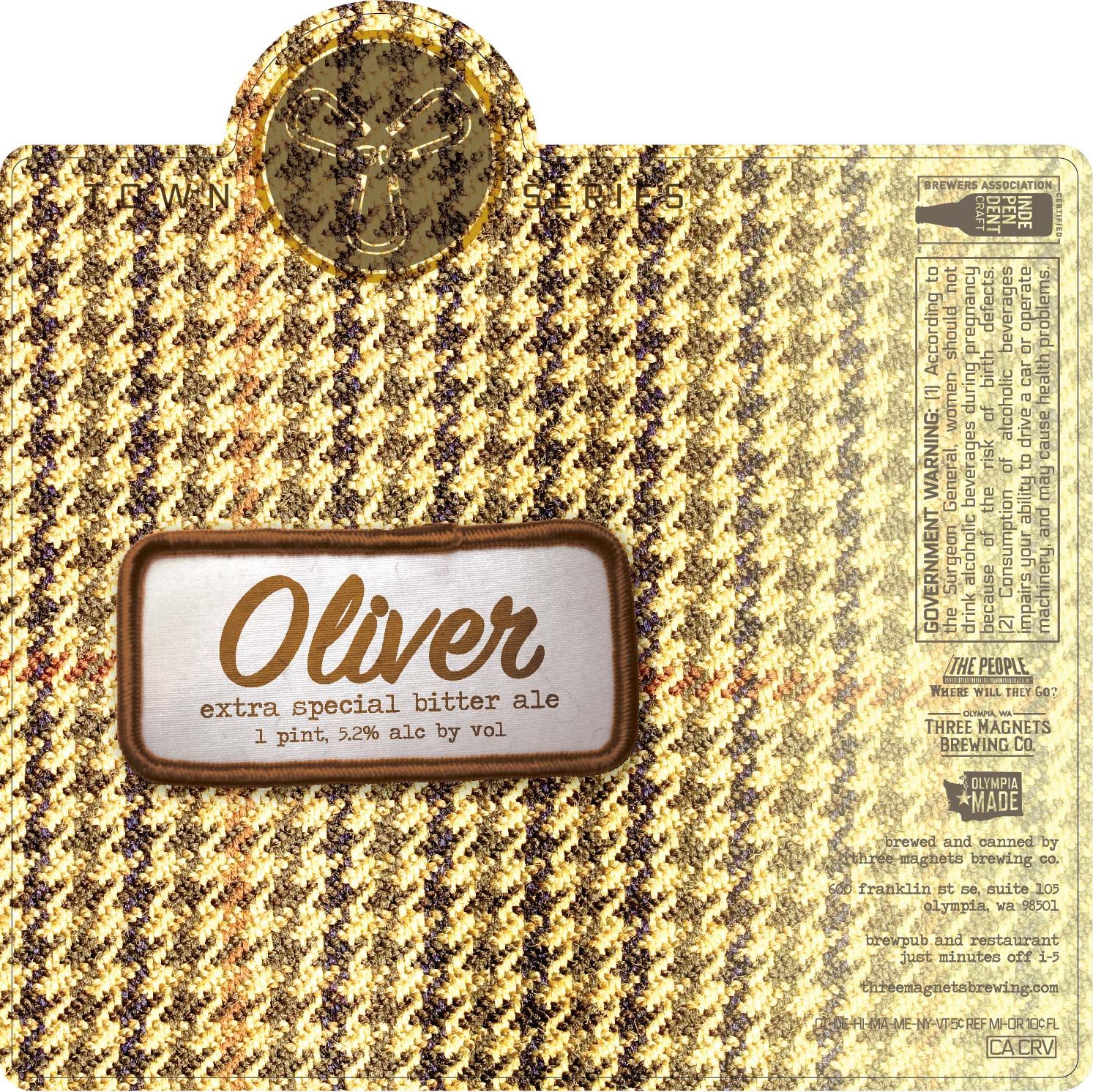 Oliver — full label as filed with TTB