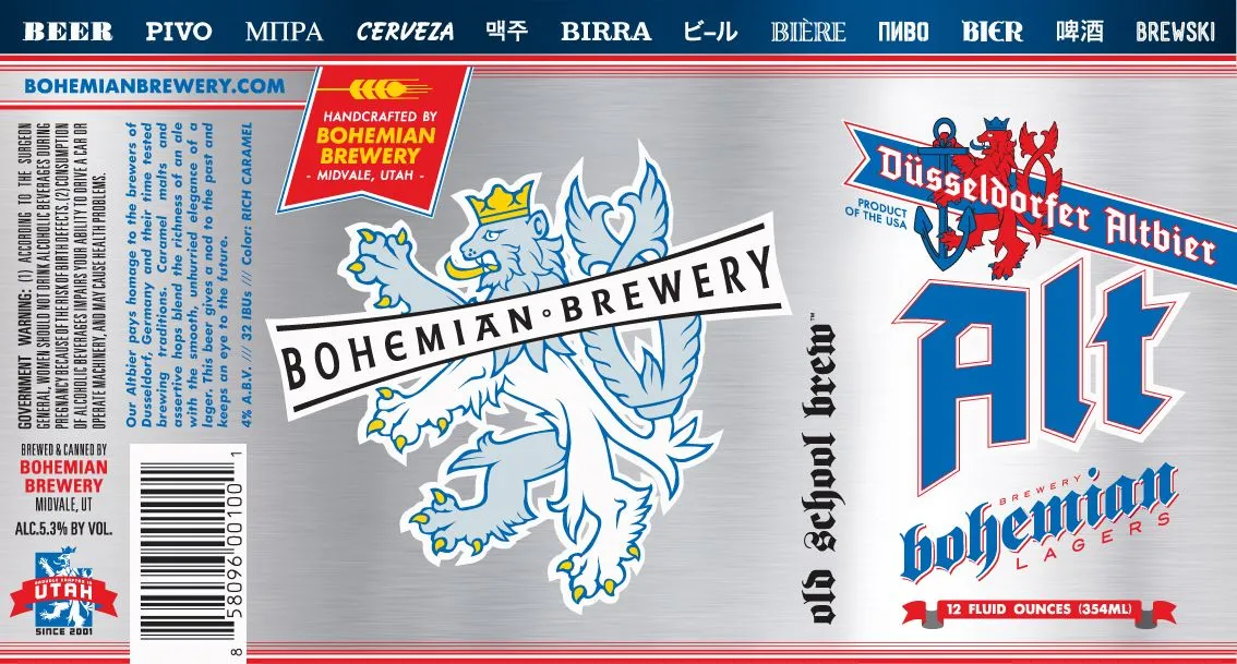 Düsseldorfer Altbier label
