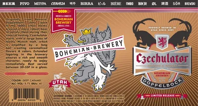 Czechulator Doppelbock label