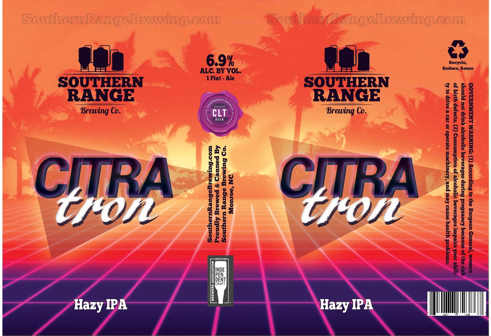 Citratron — full label as filed with TTB