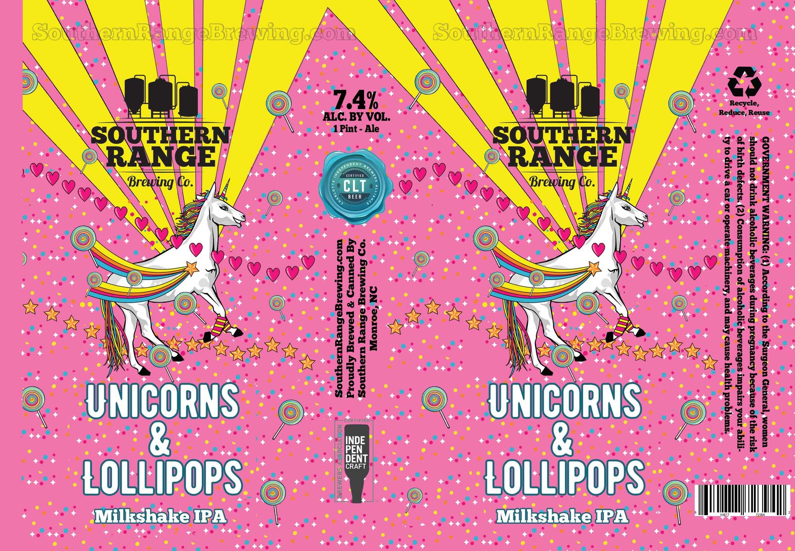 Unicorns & Lollipops — full label as filed with TTB