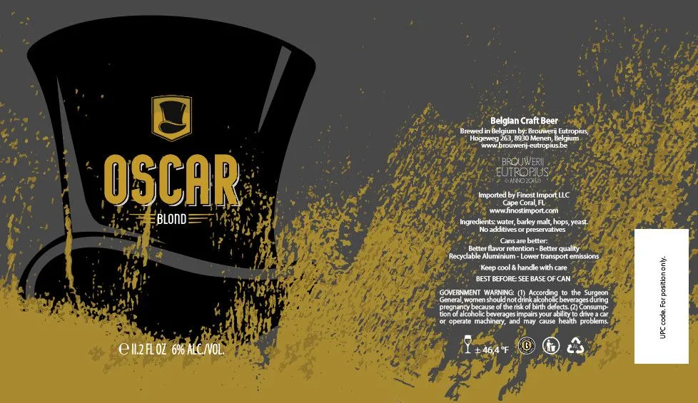 Oscar Blond label