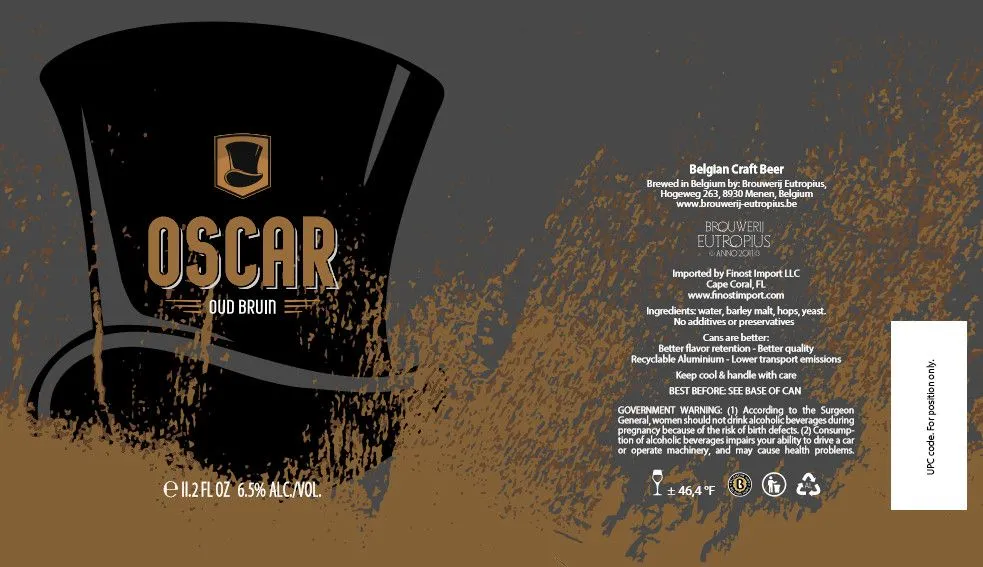 Oscar Oud Bruin label
