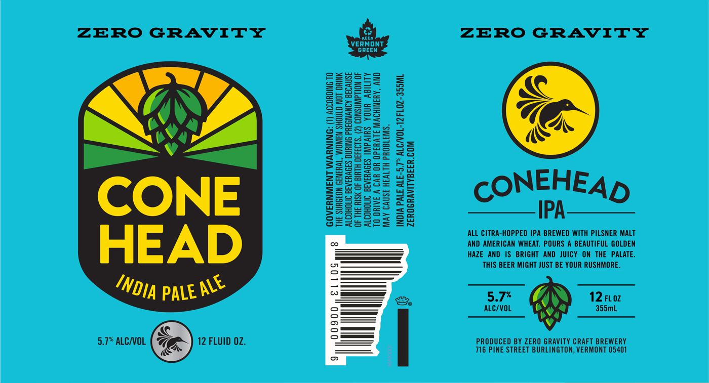 Conehead — full label as filed with TTB
