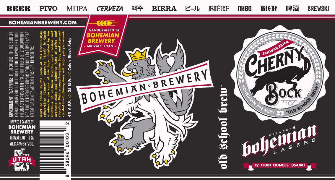 Cherry Bock — full label as filed with TTB