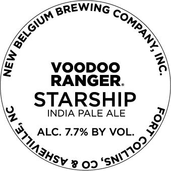 Voodoo Ranger Starship — full label as filed with TTB