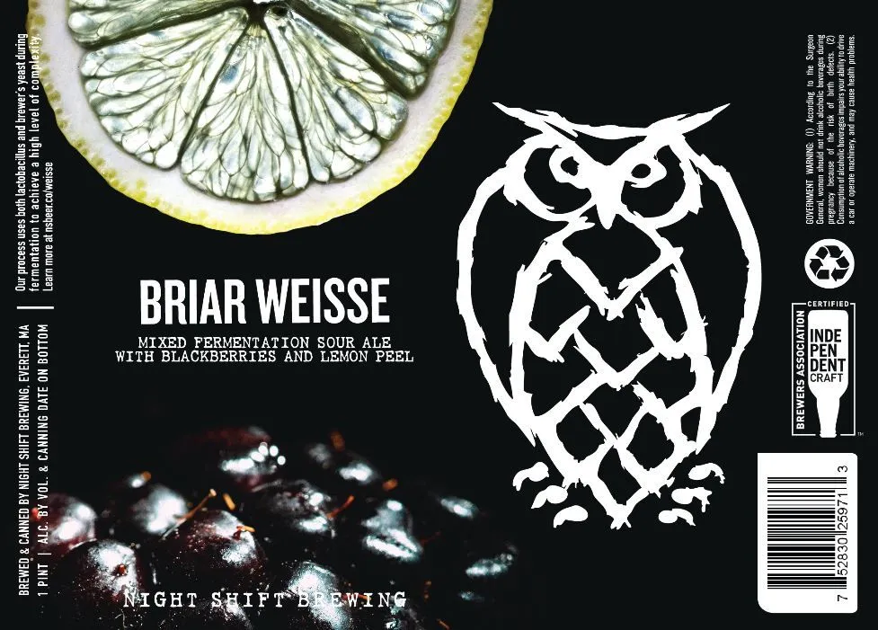 Briar Weisse label