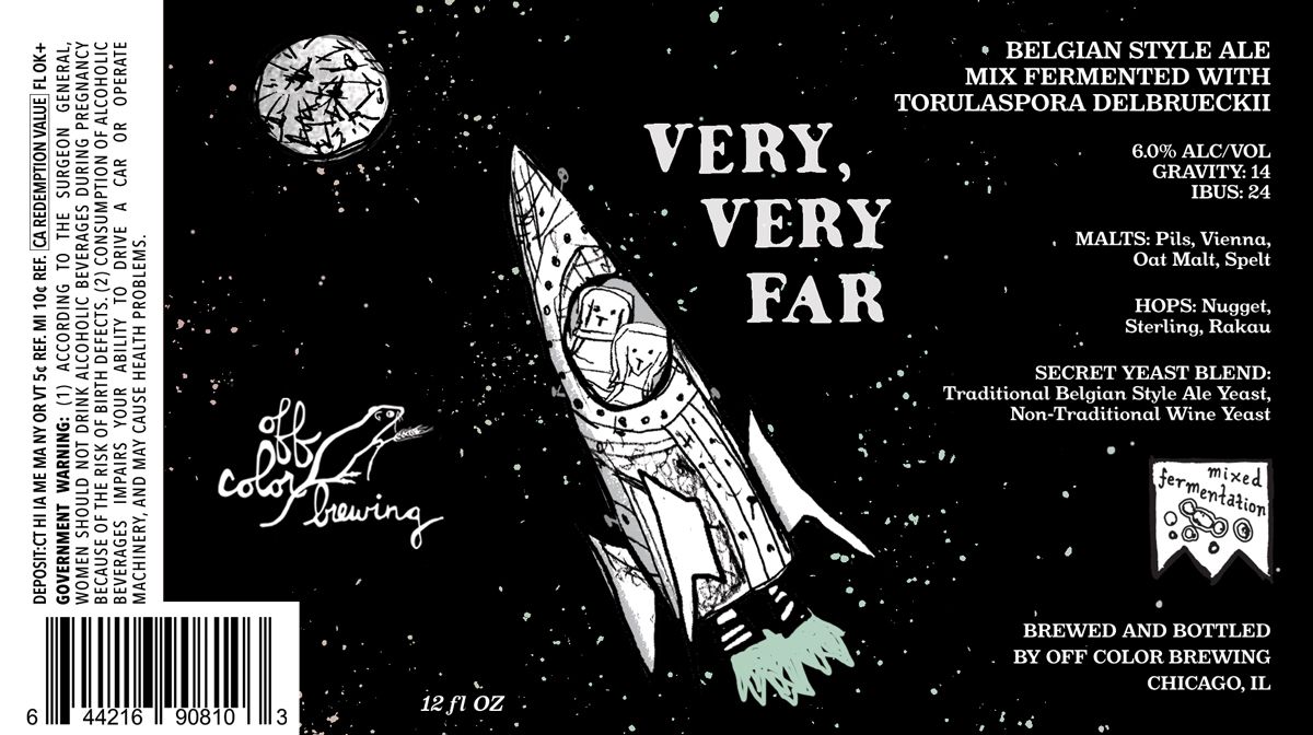 Very, Very Far — full label as filed with TTB