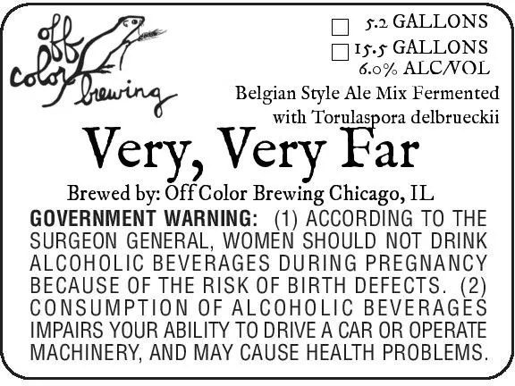 Very, Very Far label