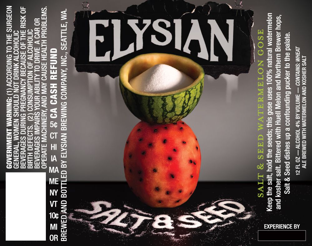 Salt & Seed — full label as filed with TTB