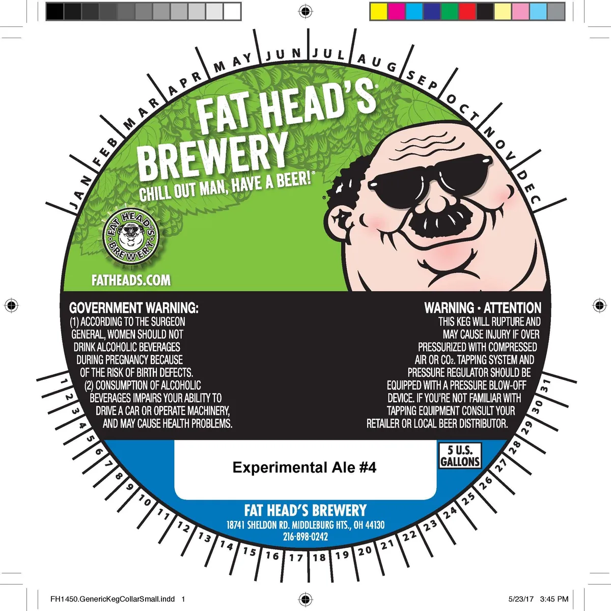 Experimental Ale #4 label art — EXPERIMENTAL ALE #4