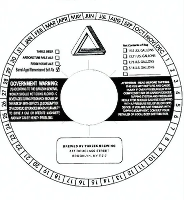 Barrel-Aged Remembered Self Ale label