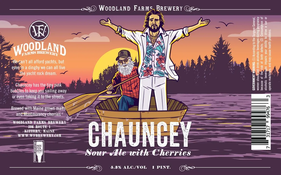 Chauncey label art — CHAUNCEY
