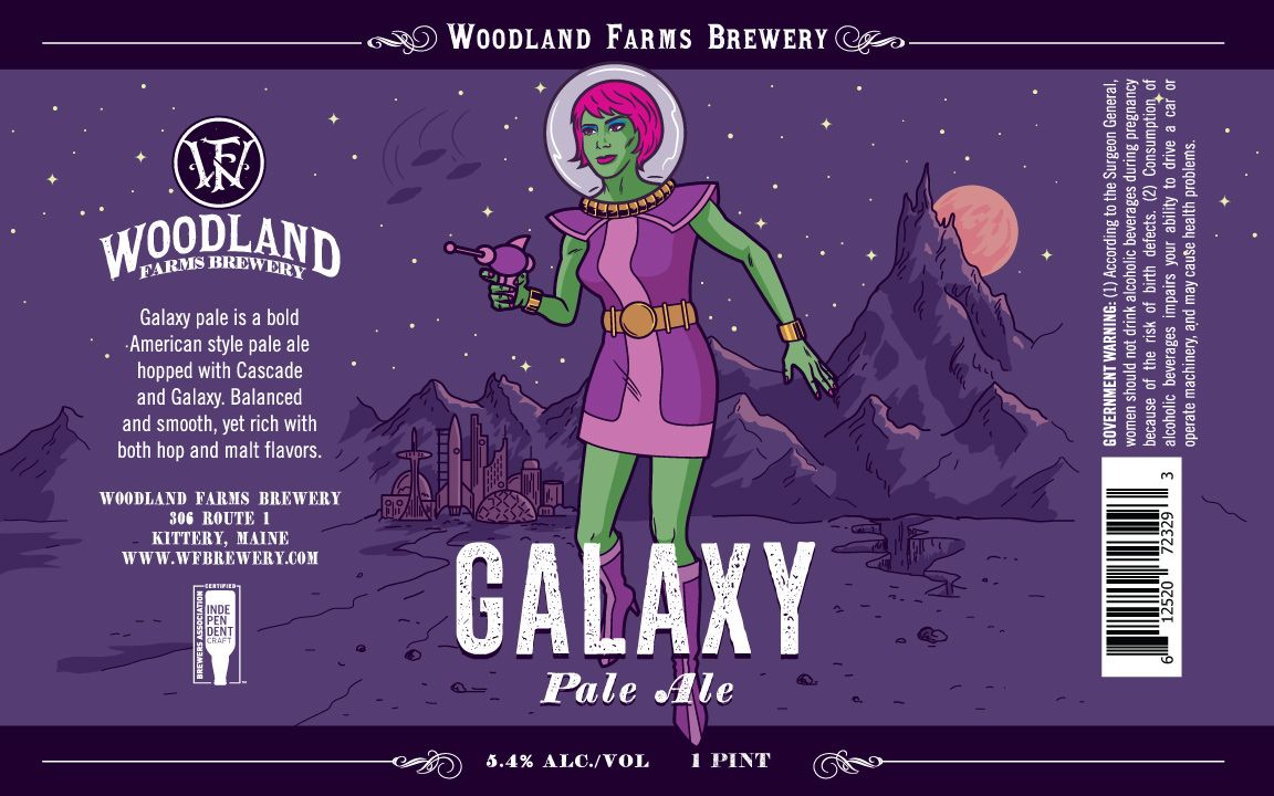 Galaxy Pale Ale — full label as filed with TTB