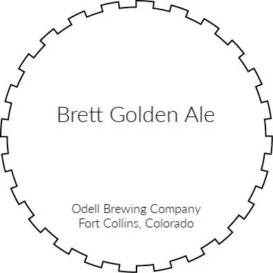 Brett Golden Ale label