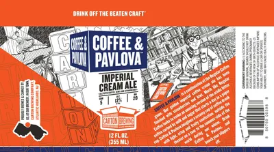 Coffee & Pavlova label