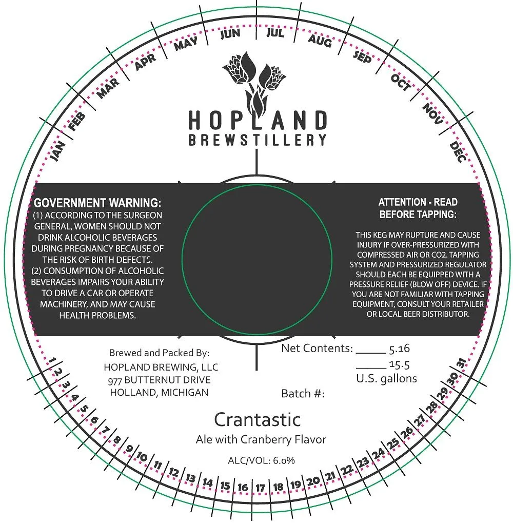 Crantastic label