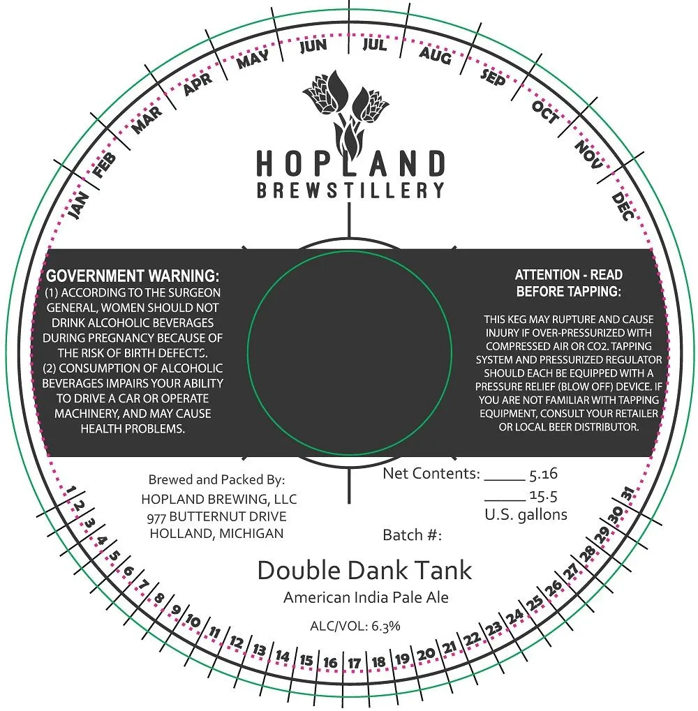 Double Dank Tank label
