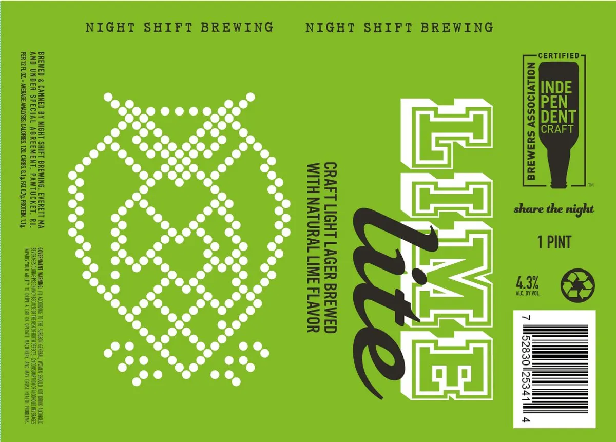 Lime Lite label art — LIME LITE