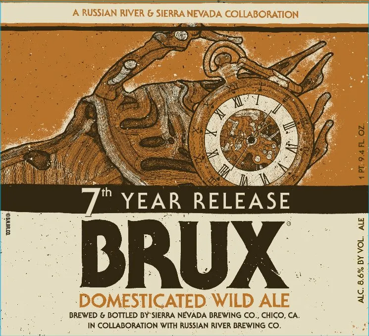 Brux label art — SIERRA NEVADA