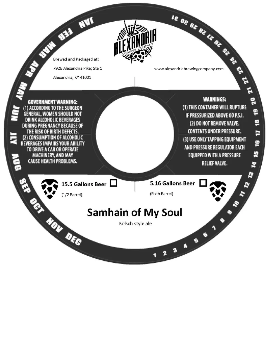 Samhain of My Soul label