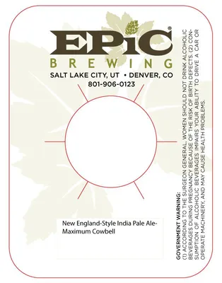 Maximum Cowbell label