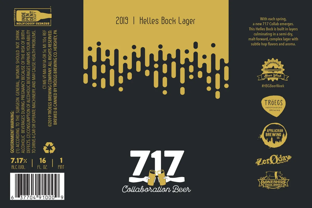 717 Collaboration Beer label