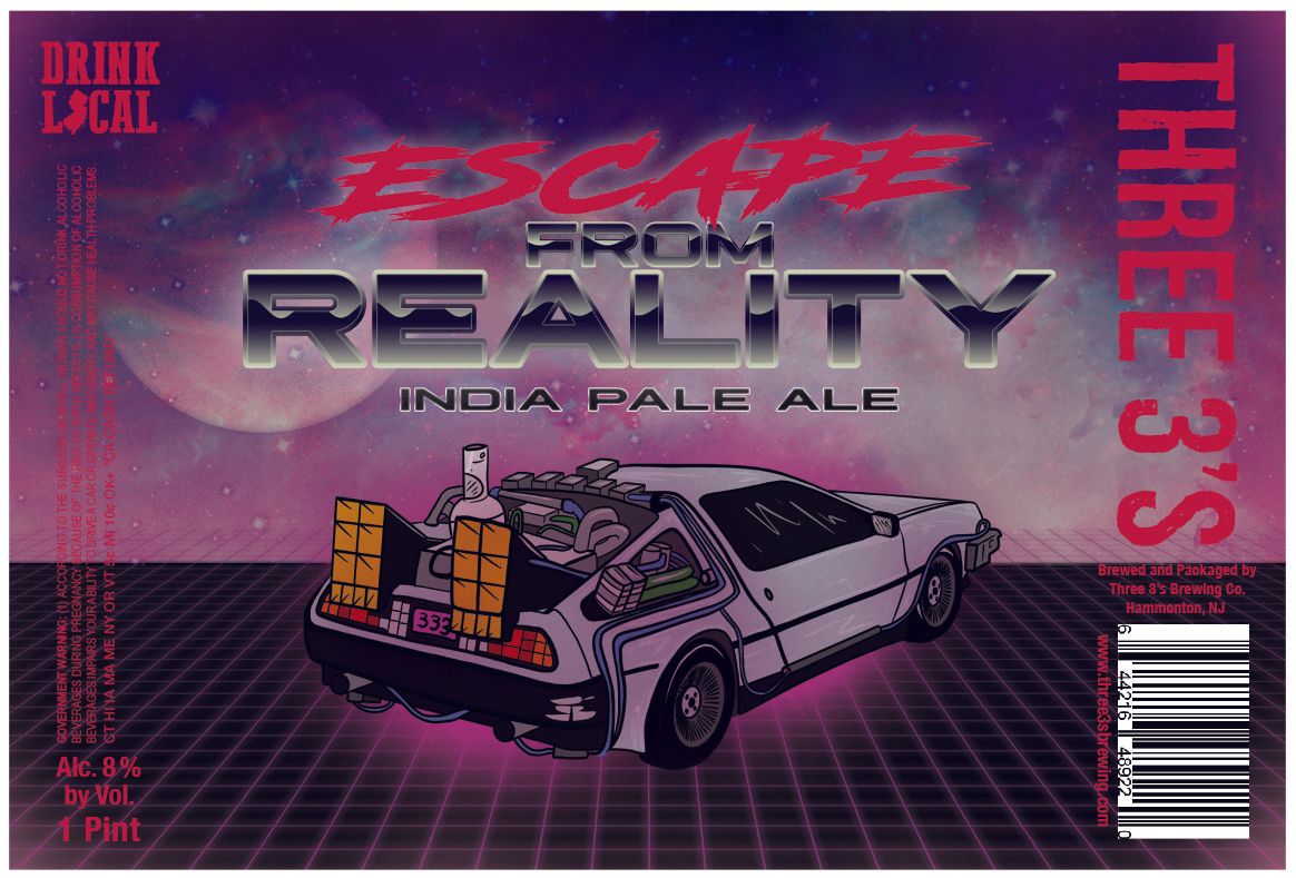 Escape From Reality — full label as filed with TTB