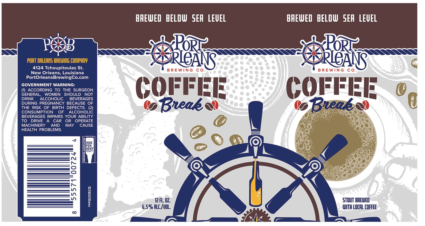 Coffee Break — full label as filed with TTB