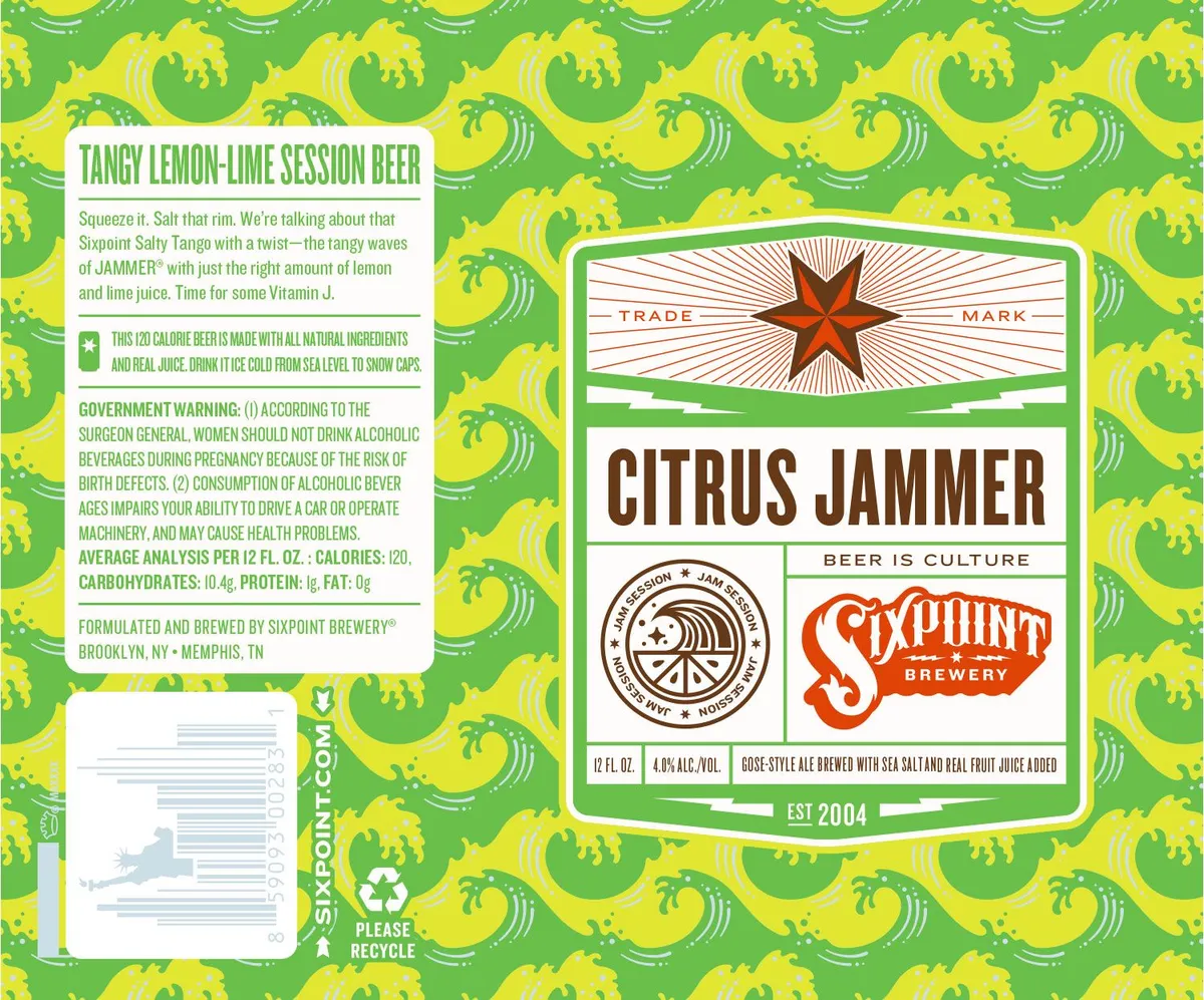 Citrus Jammer label art — CITRUS JAMMER