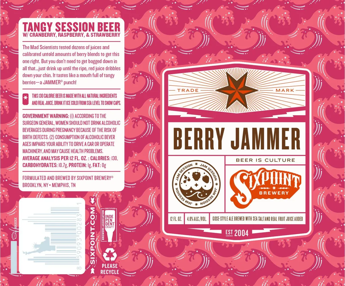Berry Jammer label art — BERRY JAMMER