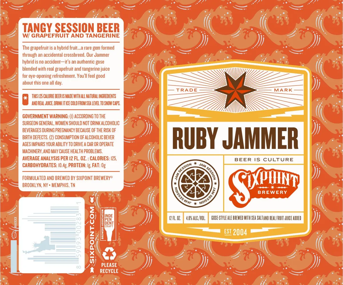 Ruby Jammer label art — RUBY JAMMER