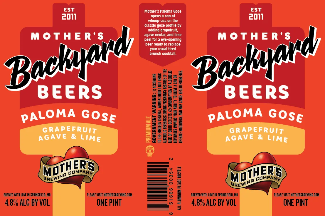 Paloma Gose label