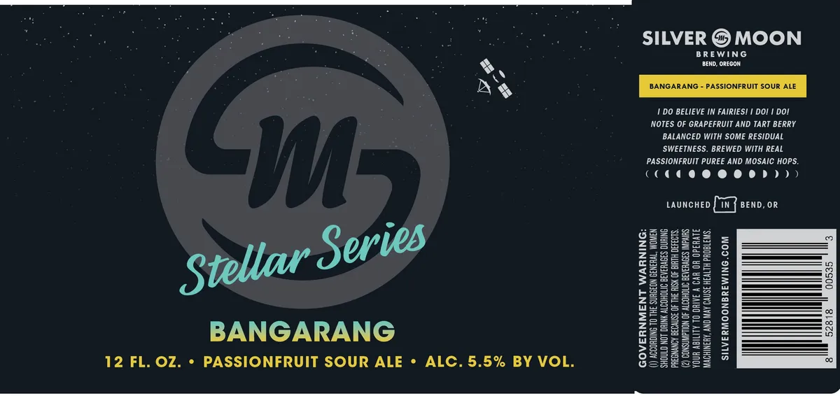 Bangarang label art — SILVER MOON BREWING