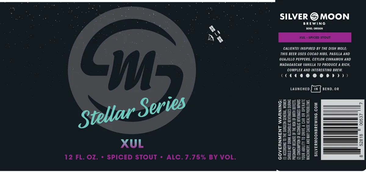 XUL label art — SILVER MOON BREWING