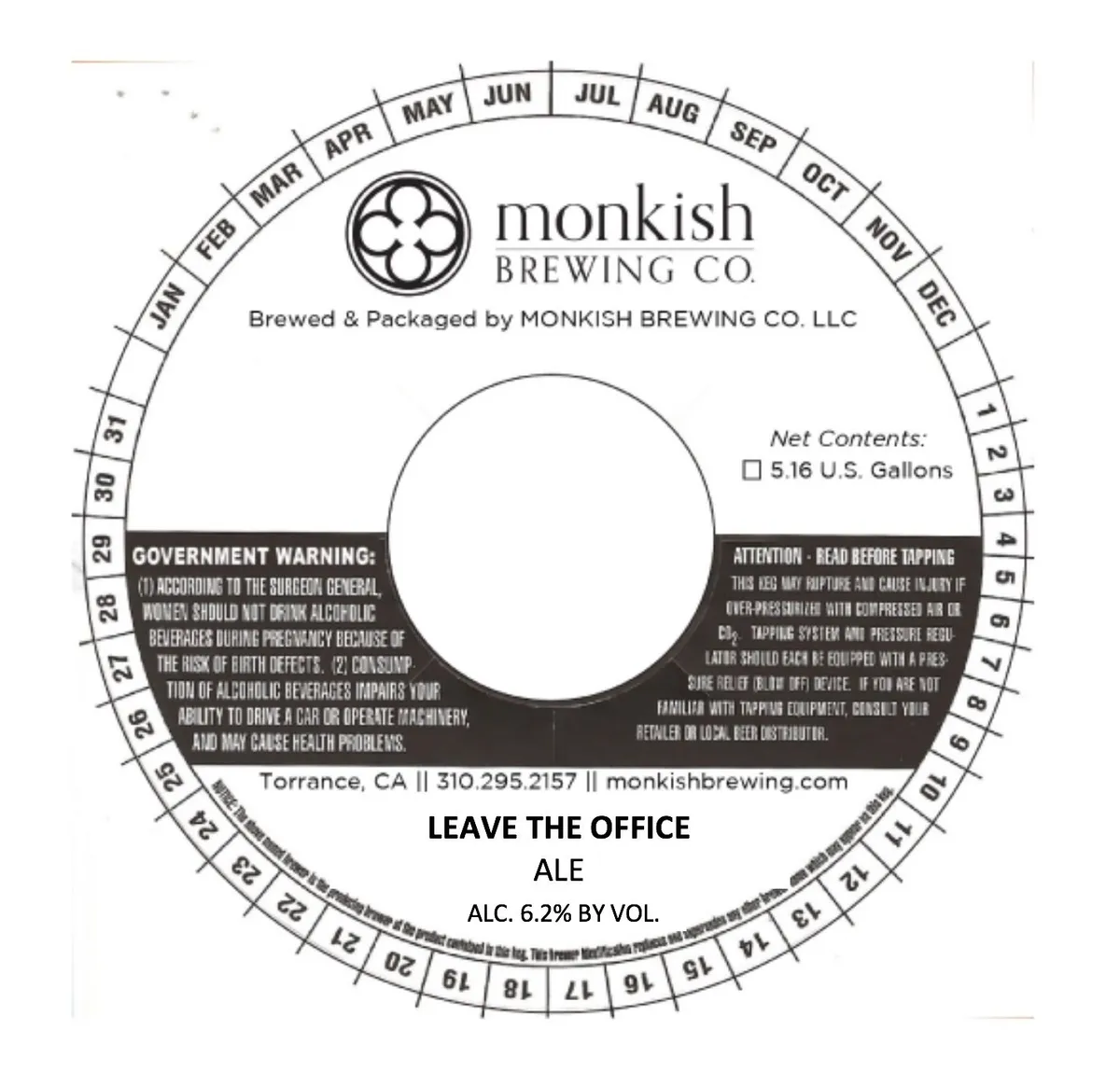 Leave The Office label
