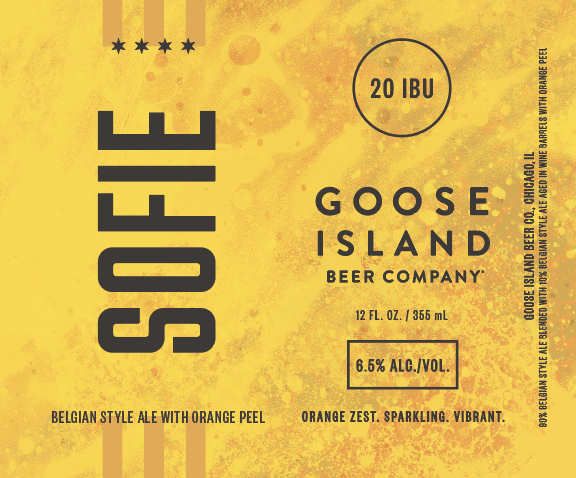 Sofie — full label as filed with TTB
