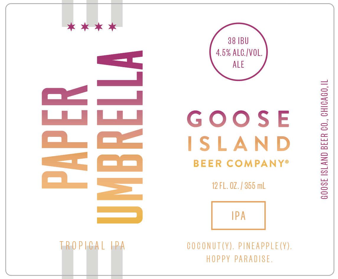 Paper Umbrella — full label as filed with TTB