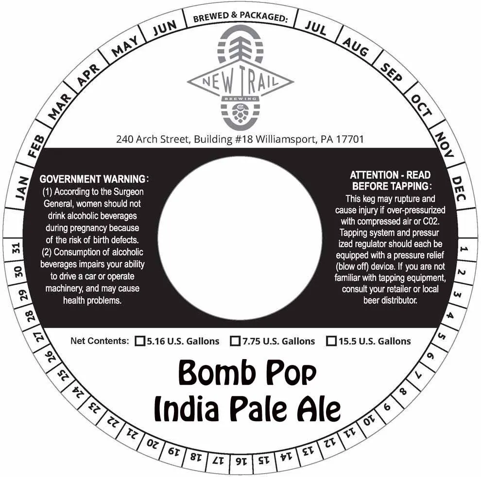 Bomb Pop India Pale Ale label